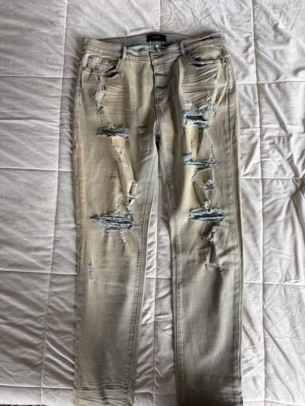 AMIRI Men’s Distressed Skinny Jeans